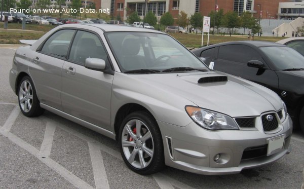 المواصفات والتفاصيل التقنية الكاملة 2005 Subaru Impreza II (facelift 2005) WRX 2.5 (230 Hp) AWD