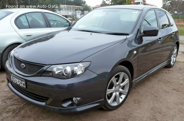 المواصفات والتفاصيل التقنية الكاملة 2007 Subaru Impreza III Hatchback WRX STI 2.5 (300 Hp) AWD