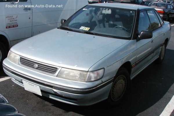 المواصفات والتفاصيل التقنية الكاملة 1992 Subaru Legacy I (BC, facelift 1991) 2000 (116 Hp) AWD Automatic