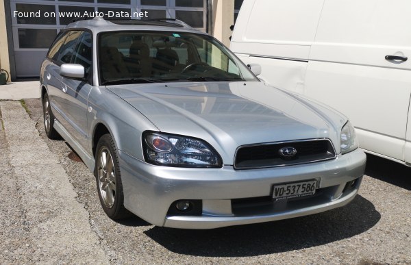 Full specifications and technical details 2001 Subaru Legacy III Station Wagon (BE,BH, facelift 2001) 2.0 (125 Hp) AWD