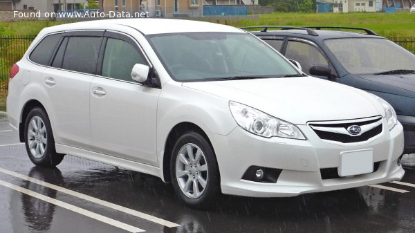 المواصفات والتفاصيل التقنية الكاملة 2009 Subaru Legacy V Station Wagon 2.0d (150 Hp) AWD