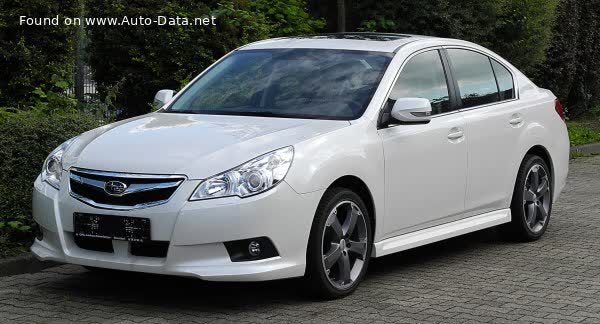 Full specifications and technical details 2009 Subaru Legacy V 2.0d (150 Hp) AWD