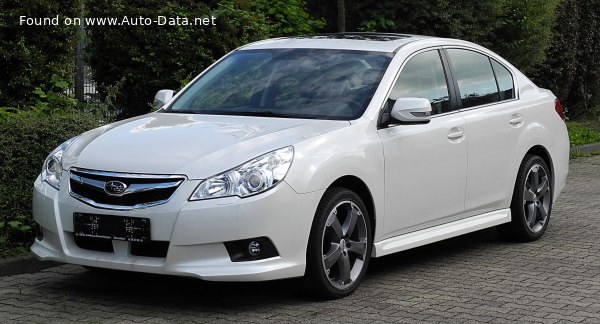 Full specifications and technical details 2009 Subaru Legacy V 2.5 GT (265 Hp) AWD