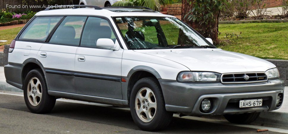 Full specifications and technical details 1994 Subaru Outback I 2.5i 4WD (165 Hp)