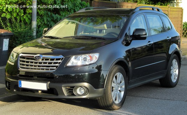 المواصفات والتفاصيل التقنية الكاملة 2007 Subaru Tribeca (facelift 2007) 3.6R (258 Hp) Automatic