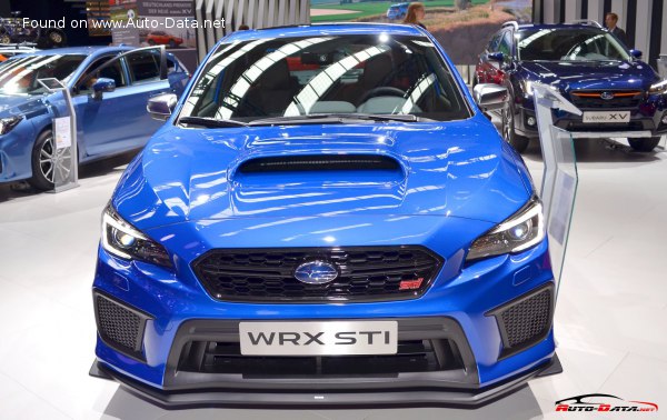 Full specifications and technical details 2018 Subaru WRX STI (facelift 2018) 2.5 (300 Hp) AWD