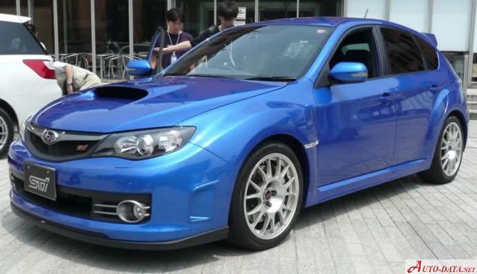 Vollständige Spezifikationen und technische Details 2007 Subaru WRX STI Hatchback 2.5 (300 Hp) Turbo
