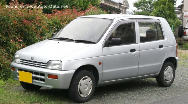 Full specifications and technical details 1994 Suzuki Alto IV 1.0 (53 Hp)