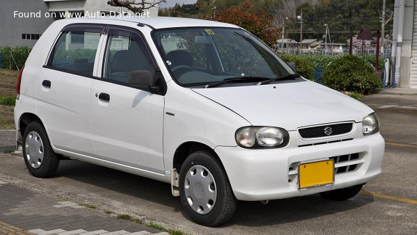 المواصفات والتفاصيل التقنية الكاملة 1998 Suzuki Alto V 0.7 i 12V (54 Hp) Automatic