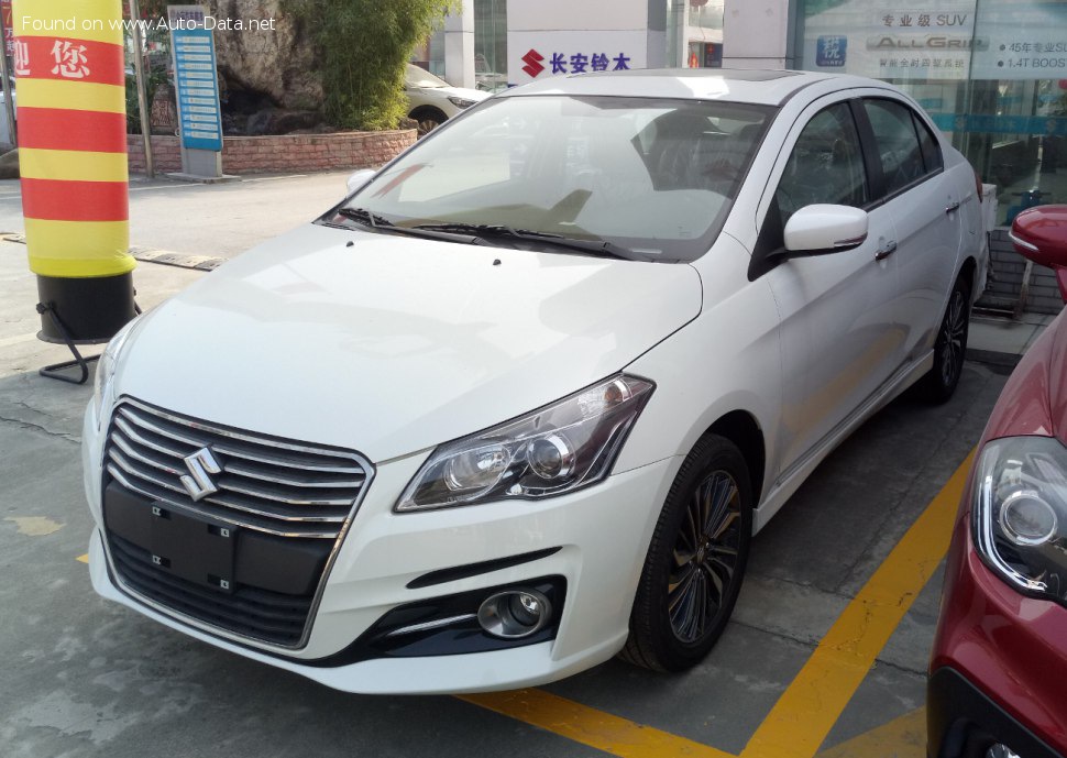 Full specifications and technical details 2018 Suzuki Ciaz (facelift 2018) 1.2d (90 Hp)