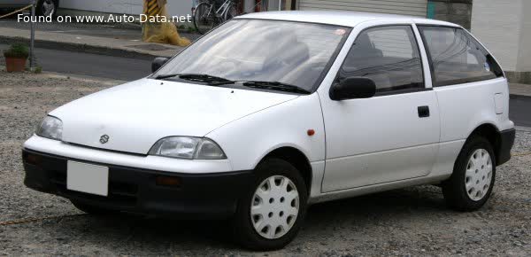 Spécifications complètes et détails techniques 1991 Suzuki Cultus II Hatchback 1.0 i (5 dr) (53 Hp)