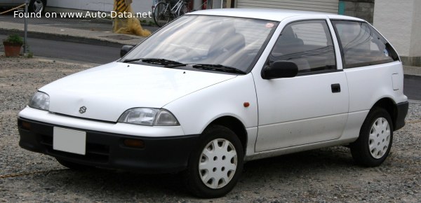 المواصفات والتفاصيل التقنية الكاملة 1991 Suzuki Cultus II Hatchback 1.0 i (5 dr) (53 Hp)