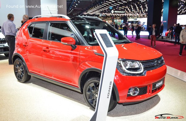 المواصفات والتفاصيل التقنية الكاملة 2016 Suzuki Ignis II 1.2 DualJet (90 Hp) 5 Seat