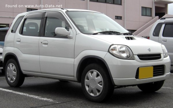 Full specifications and technical details 1998 Suzuki Kei (HN) 0.7 i 12V (54 Hp)