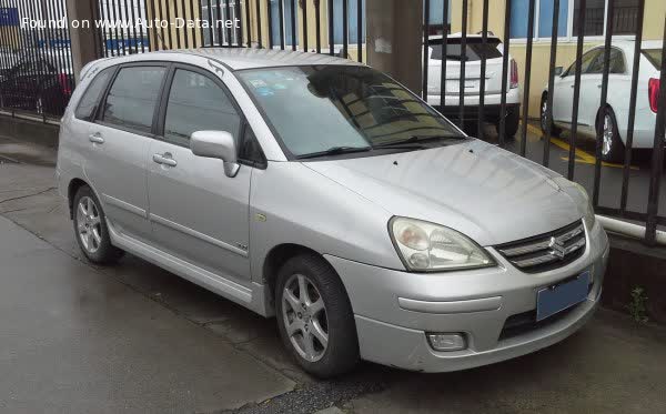 Full specifications and technical details 2004 Suzuki Liana Wagon I (facelift 2004) 1.6i (107 Hp) 4WD Automatic