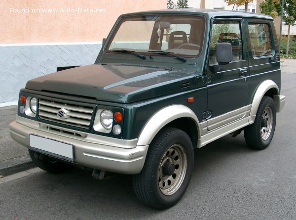 المواصفات والتفاصيل التقنية الكاملة 1995 Suzuki Samurai (SJ) 1.3 (70 Hp)