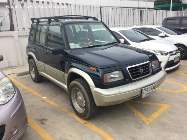 المواصفات والتفاصيل التقنية الكاملة 1988 Suzuki Vitara (ET,TA) 1.6 i (80 Hp) Automatic