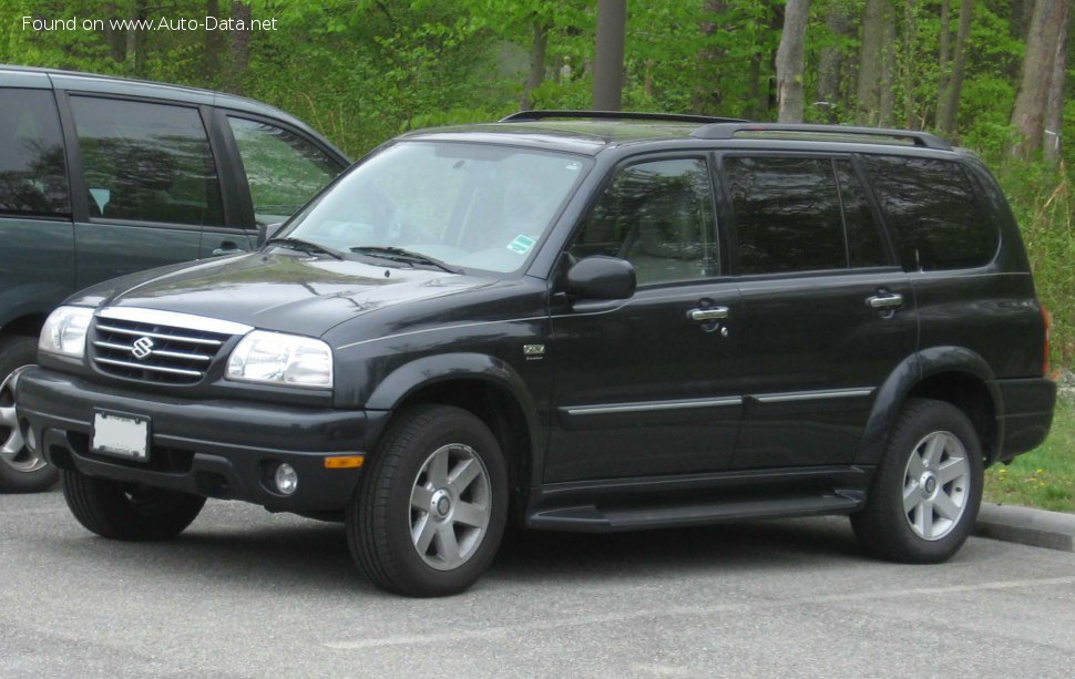 المواصفات والتفاصيل التقنية الكاملة 1998 Suzuki XL7 I 2.7 (185 Hp) Automatic