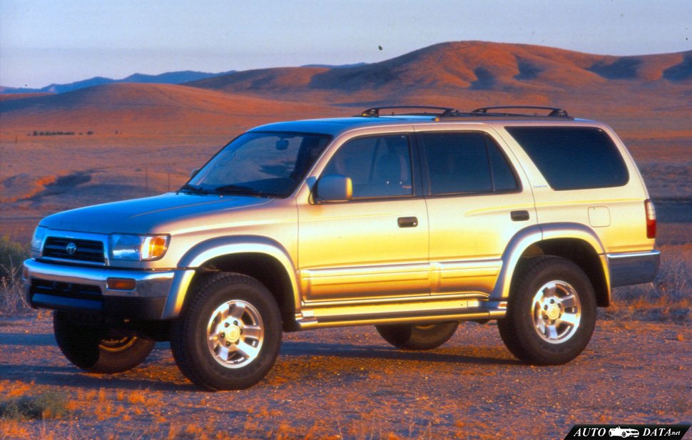 Full specifications and technical details 1995 Toyota 4runner III 2.7 16V (150 Hp) 4x4 Automatic