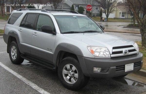 Full specifications and technical details 2005 Toyota 4runner IV 4.7i V8 32V (270 Hp) Automatic