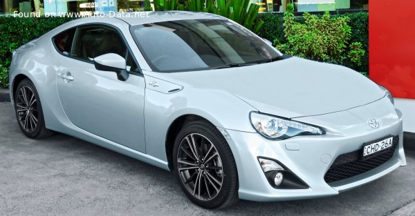 Full specifications and technical details 2012 Toyota 86 I 2.0 D-4S (200 Hp)