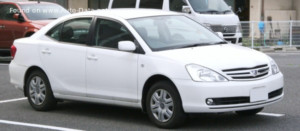 المواصفات والتفاصيل التقنية الكاملة 2001 Toyota Allion 1.5 16V (109 Hp) ECT