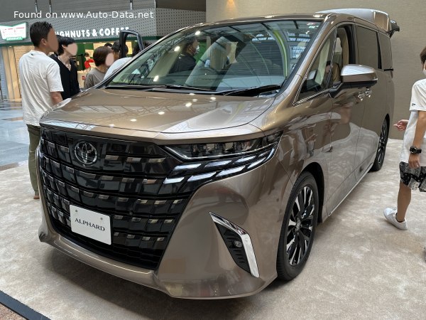 Vollständige Spezifikationen und technische Details 2023 Toyota Alphard IV 2.5 (182 Hp) 4WD Super CVT-i