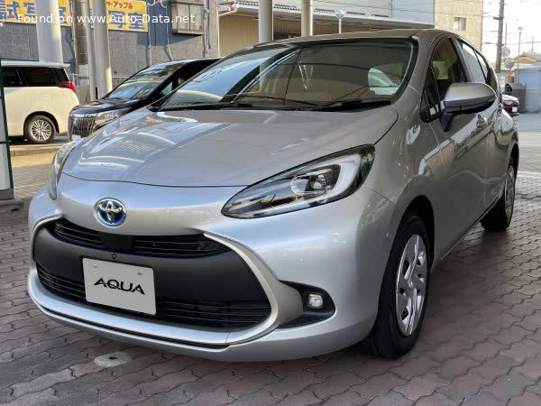 Vollständige Spezifikationen und technische Details 2021 Toyota Aqua II (XP210) 1.5L (116 Hp) Hybrid E-Four e-CVT
