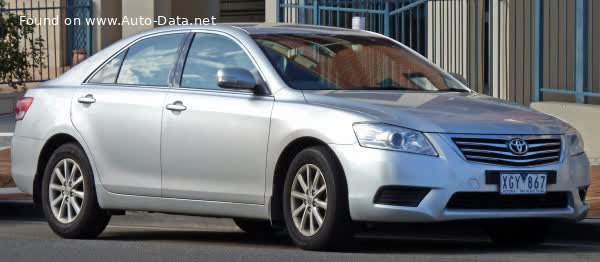 Spécifications complètes et détails techniques 2009 Toyota Aurion I (XV40, facelift 2009) 3.5 V6 (272 Hp) Automatic