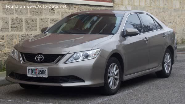 Full specifications and technical details 2014 Toyota Aurion II (XV50, facelift 2014) 3.5 V6 (272 Hp) Automatic