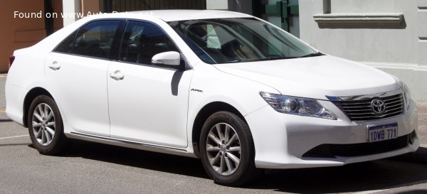 المواصفات والتفاصيل التقنية الكاملة 2012 Toyota Aurion II (XV50) 3.5 V6 (272 Hp) Automatic