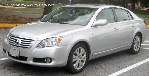 Full specifications and technical details 2007 Toyota Avalon III (facelift 2007) 3.5 V6 (268 Hp) ECT-i