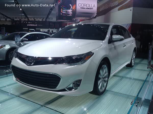 Vollständige Spezifikationen und technische Details 2012 Toyota Avalon IV 2.5 (203 Hp) Hybrid ECVT