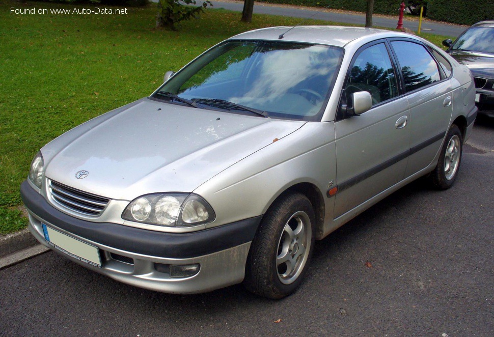 المواصفات والتفاصيل التقنية الكاملة 1997 Toyota Avensis Hatch (T22) 1.8 (110 Hp) Automatic