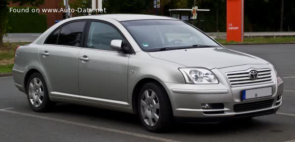 Vollständige Spezifikationen und technische Details 2003 Toyota Avensis II 2.0 VVT-i (147 Hp)