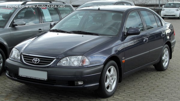 Full specifications and technical details 1997 Toyota Avensis (T22) 2.0 TD (90 Hp)