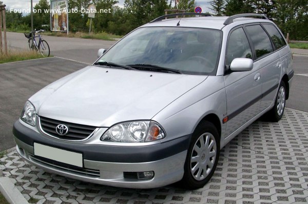 Full specifications and technical details 1999 Toyota Avensis  Wagon (T22) 2.0 D-4D (110 Hp)