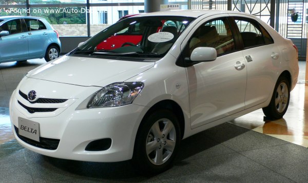 المواصفات والتفاصيل التقنية الكاملة 2005 Toyota Belta 1.5 (106 Hp)