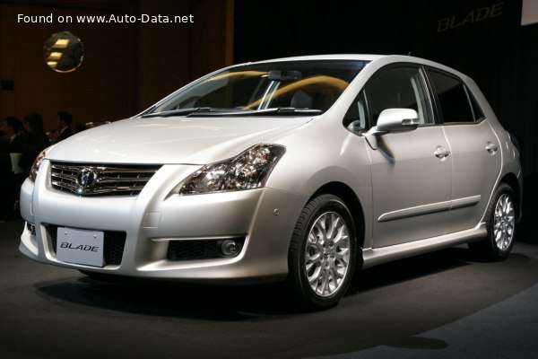 المواصفات والتفاصيل التقنية الكاملة 2006 Toyota Blade 2.4 (167 Hp)