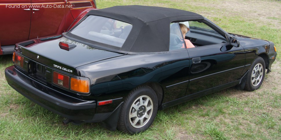 Full specifications and technical details 1987 Toyota Celica Cabrio (T16) 2.0 GT (ST162) (150 Hp)