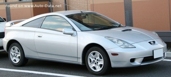 Full specifications and technical details 1999 Toyota Celica (T23) 1.8 VT-i 16V (143 Hp)