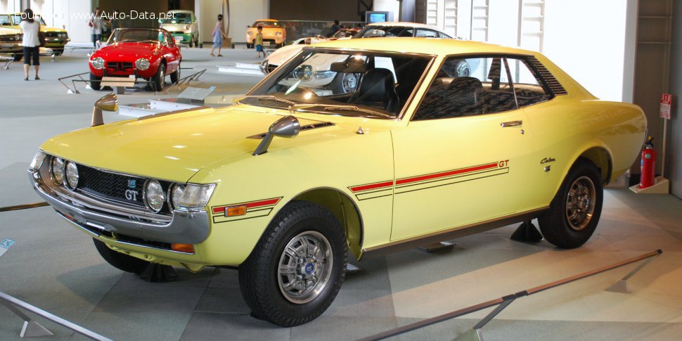 Full specifications and technical details 1974 Toyota Celica (TA2) 1.6 GT (TA2,TA22) (108 Hp)