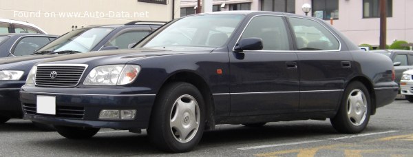 المواصفات والتفاصيل التقنية الكاملة 1997 Toyota Celsior II 4.0 V8 i (280 Hp)