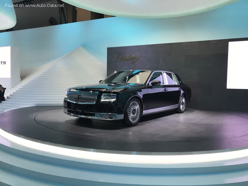 Spécifications complètes et détails techniques 2017 Toyota Century III (UWG60) 5.0 V8 (431 Hp) Hybrid e-CVT