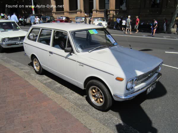 Full specifications and technical details 1969 Toyota Corolla I Station Wagon (E10) 1200 (68 Hp)