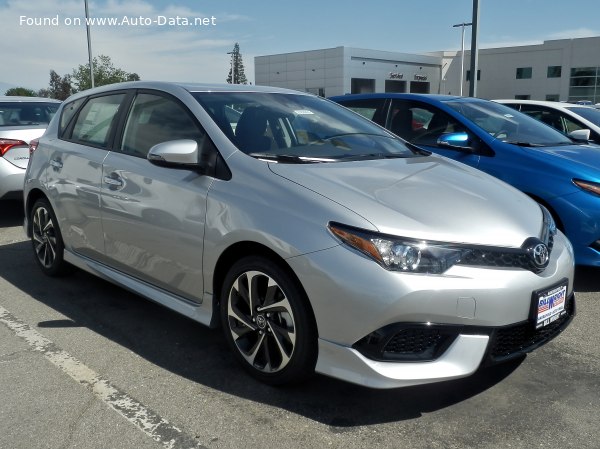 المواصفات والتفاصيل التقنية الكاملة 2016 Toyota Corolla iM 1.8 VVT-i (137 Hp)