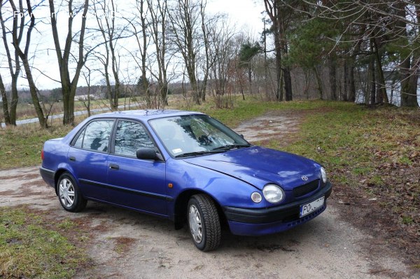 المواصفات والتفاصيل التقنية الكاملة 1997 Toyota Corolla VIII (E110) 1.6 i 16V (110 Hp)