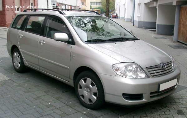 Full specifications and technical details 2001 Toyota Corolla Wagon IX (E120, E130) 1.4 i 16V (97 Hp)