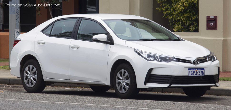 المواصفات والتفاصيل التقنية الكاملة 2016 Toyota Corolla XI (E170, facelift 2016) 1.6 Valvematic (132 Hp)