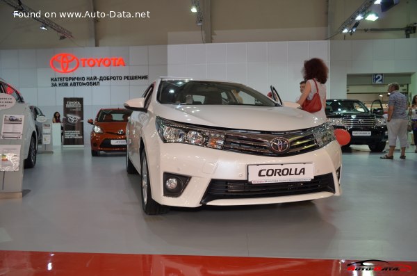 Full specifications and technical details 2012 Toyota Corolla XI (E170) 1.6 Valvematic (132 Hp) CVT